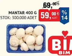 MANTAR 400 G fiyat ve kampanya bilgisi